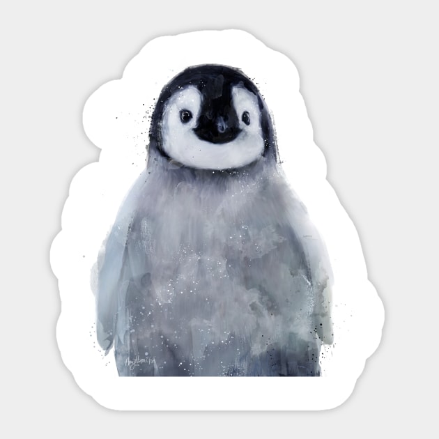 Little Penguin Sticker by Amy Hamilton
